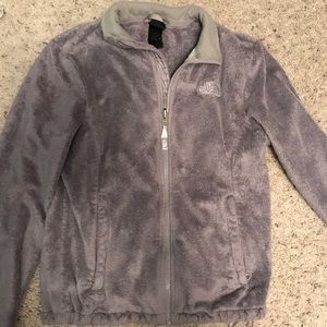 North face zip up sweatshirt